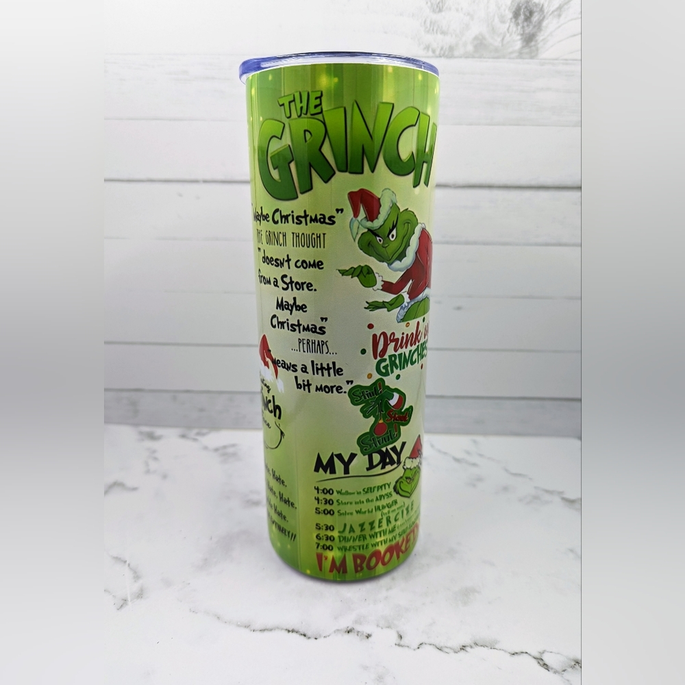 Grinch Inspired Tumbler